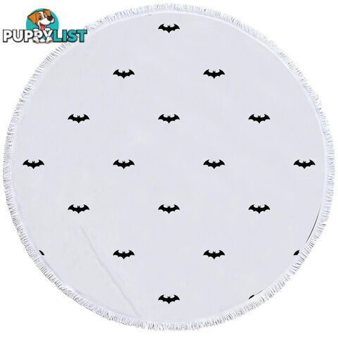 Batman Sign Pattern Beach Towel - Towel - 7427046320047