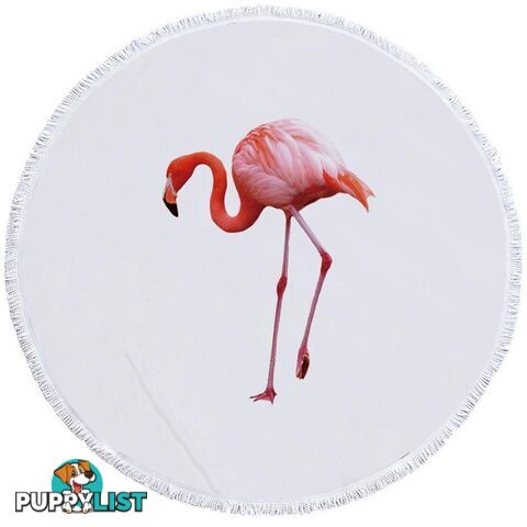 Single Flamingo Beach Towel - Towel - 7427046327206