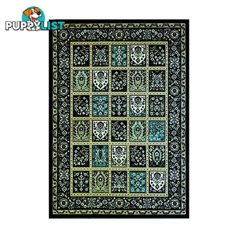 Traditional Allure Dark Green Rug - Unbranded - 9476062077006