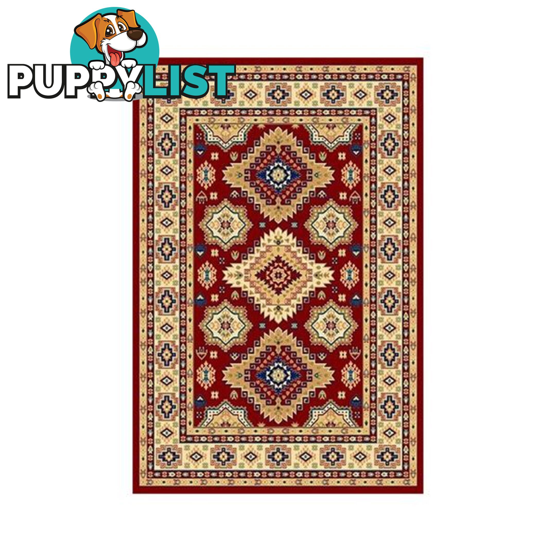 Traditional Red Ivory Marakesh Rug - Unbranded - 7427046166102