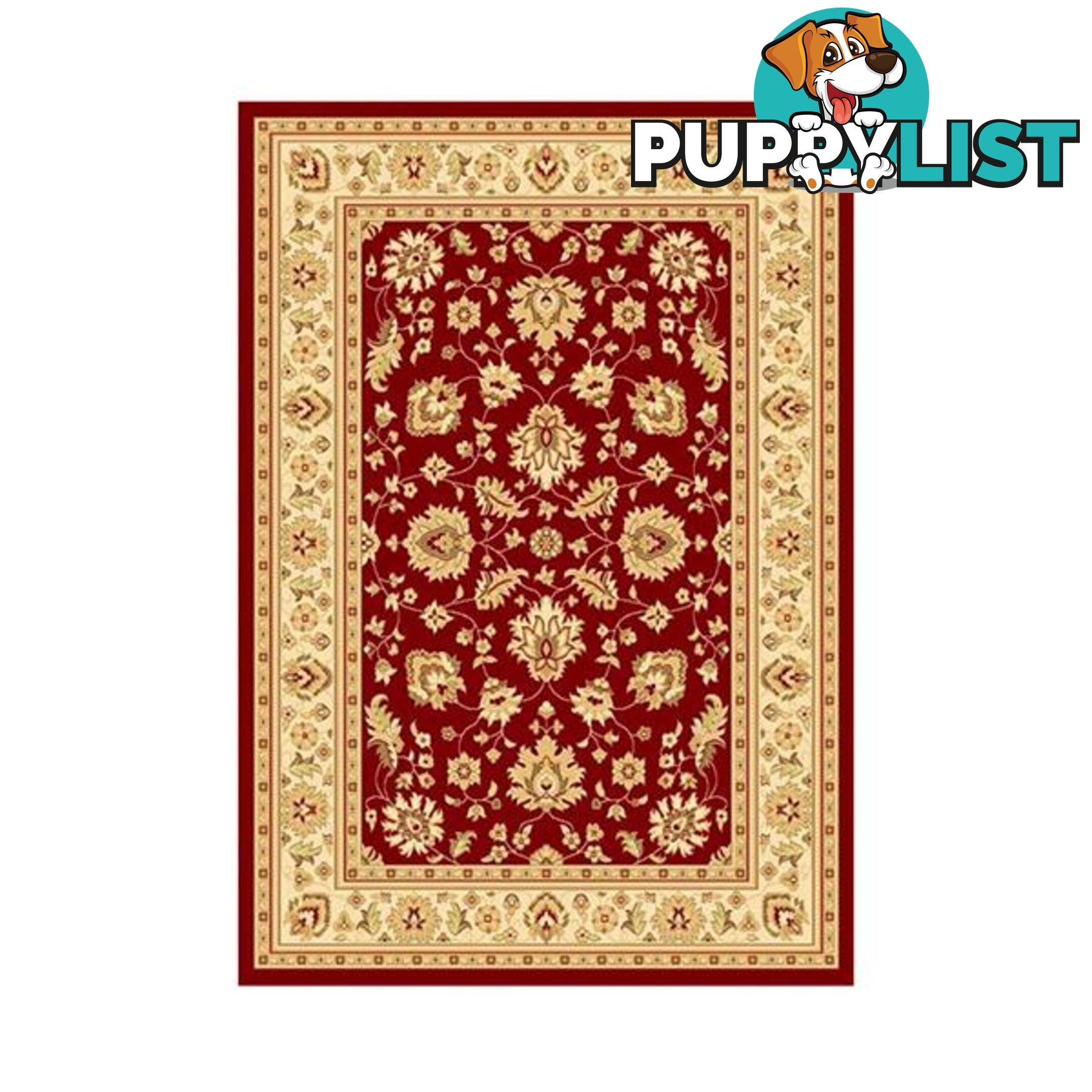 Marakesh Traditional Red Ivory Rug - Unbranded - 7427046168038