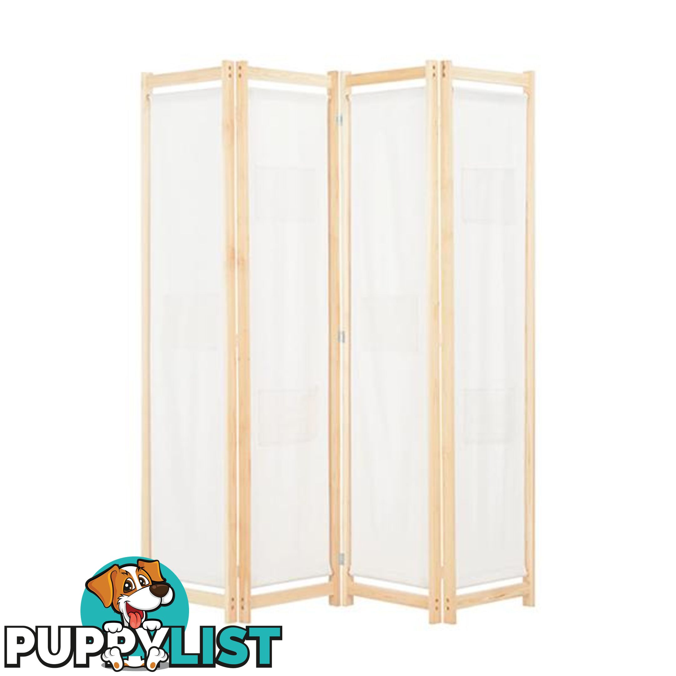 4 Panel Room Divider 160X170X4 Cm Fabric - Unbranded - 787976575885