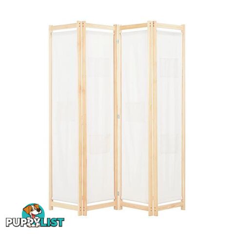 4 Panel Room Divider 160X170X4 Cm Fabric - Unbranded - 787976575885