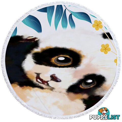 Adorable Out of Focus Panda Beach Towel - Towel - 7427046313056