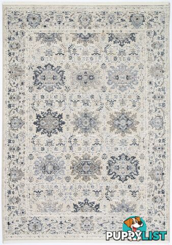 Istanbul Modern Aylin Cream Blue Rug - Unbranded - 7427046181693