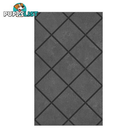 Alfresco Night Silver Polypropylene Rug - Unbranded - 787976630607