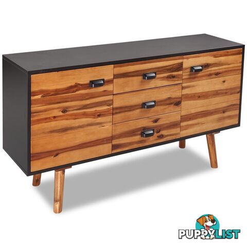 Solid Acacia Wood Sideboard - Unbranded - 4326500437471