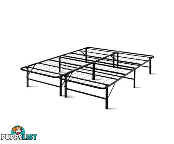 Queen Foldable Metal Bed Frame - Artiss - 9350062180990