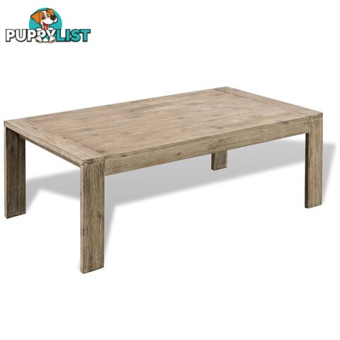 Coffee Table Solid Brushed Acacia Wood 110 x 60 x 40 Cm - Unbranded - 4326500437723