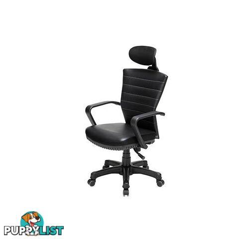 Black Korean Office Chair Cozy - Office Chair - 7427046225854