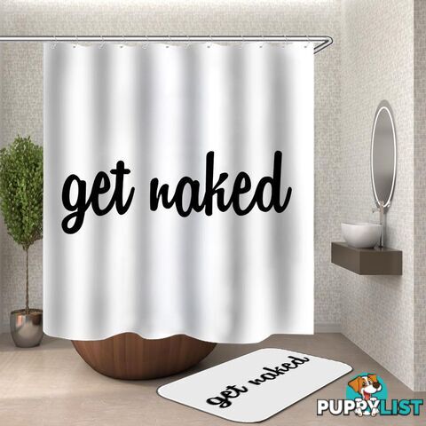 Get Naked Shower Curtain - Curtain - 7427046107112