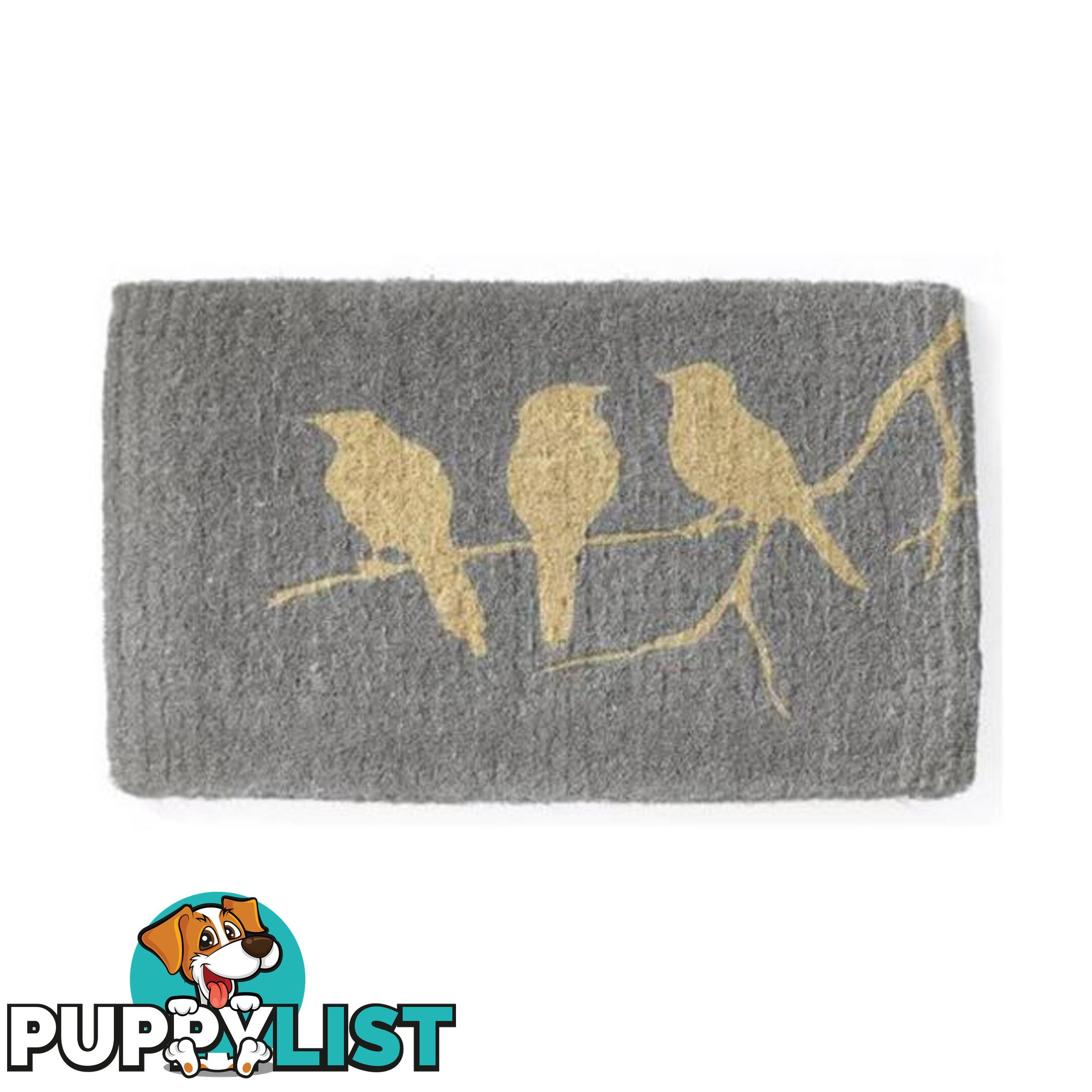 Birds On Branch Coir Doormat 45X75 Cm - Unbranded - 8901304507351