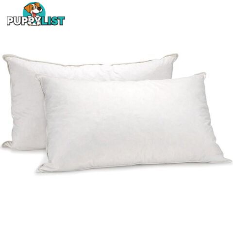 Duck Feather Down Pillows Set - Unbranded - 4631572393274