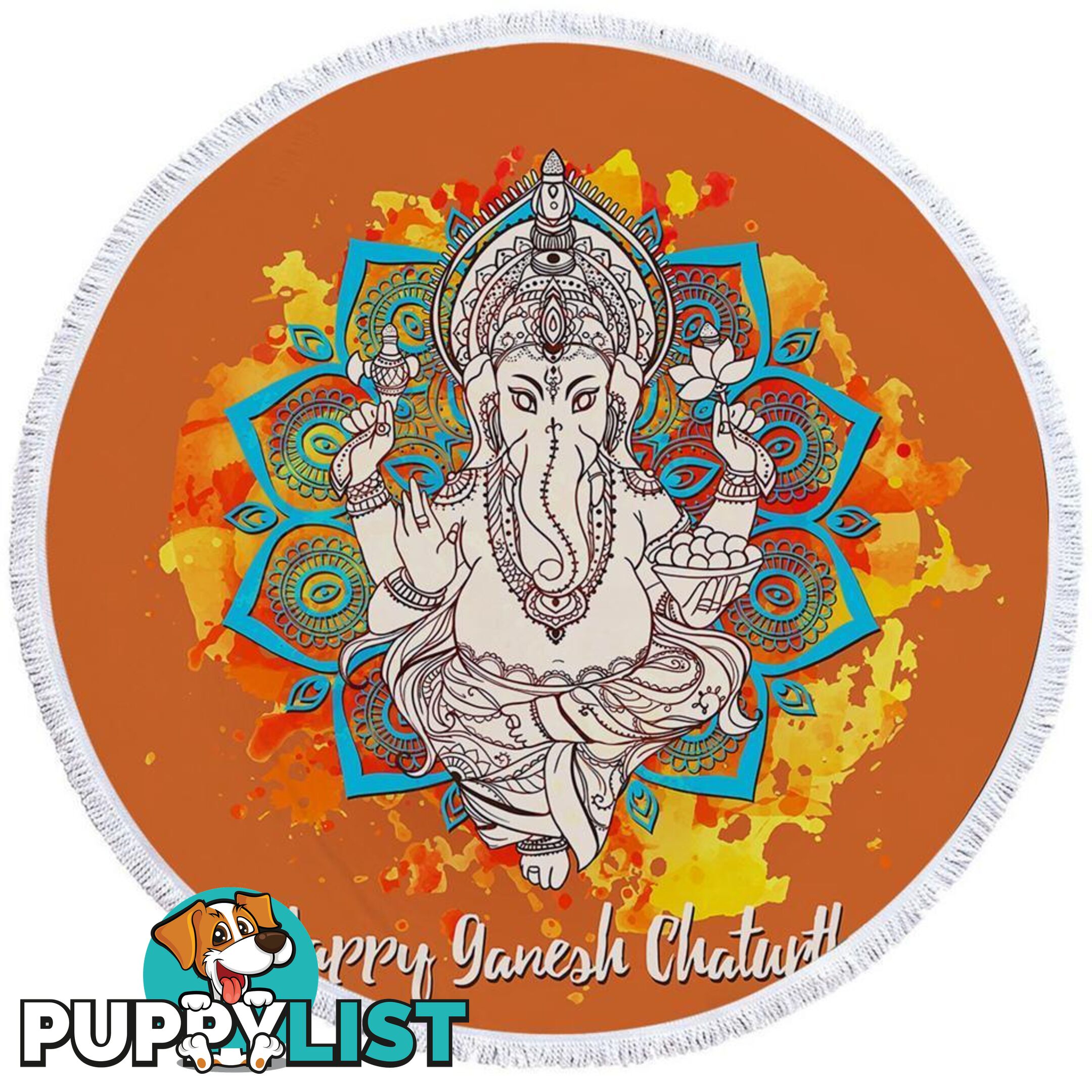 Ganesh Beach Towel - Towel - 7427046324175