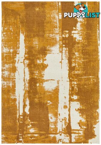 Magnolia Abstract Mustard Rug - Unbranded - 9375321879330