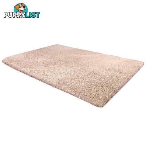 Ultra Soft Shaggy Rug Beige - Artiss - 9350062243428