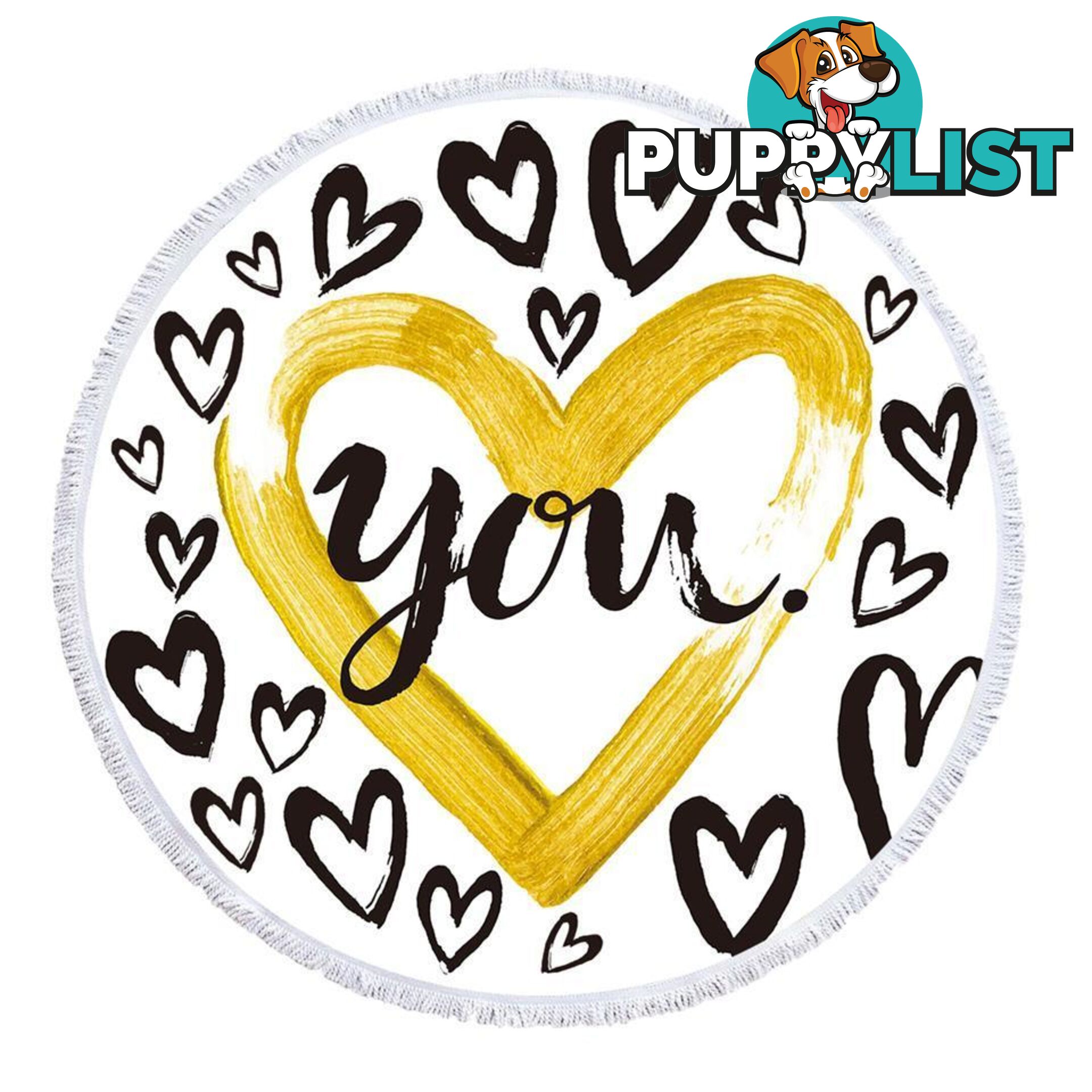 Love You Beach Towel - Towel - 7427046334549