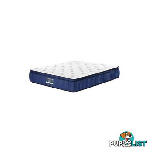 34 Cm Mattress Euro Top Pocket Spring Cool Gel Memory Foam - Giselle Bedding - 9350062259030