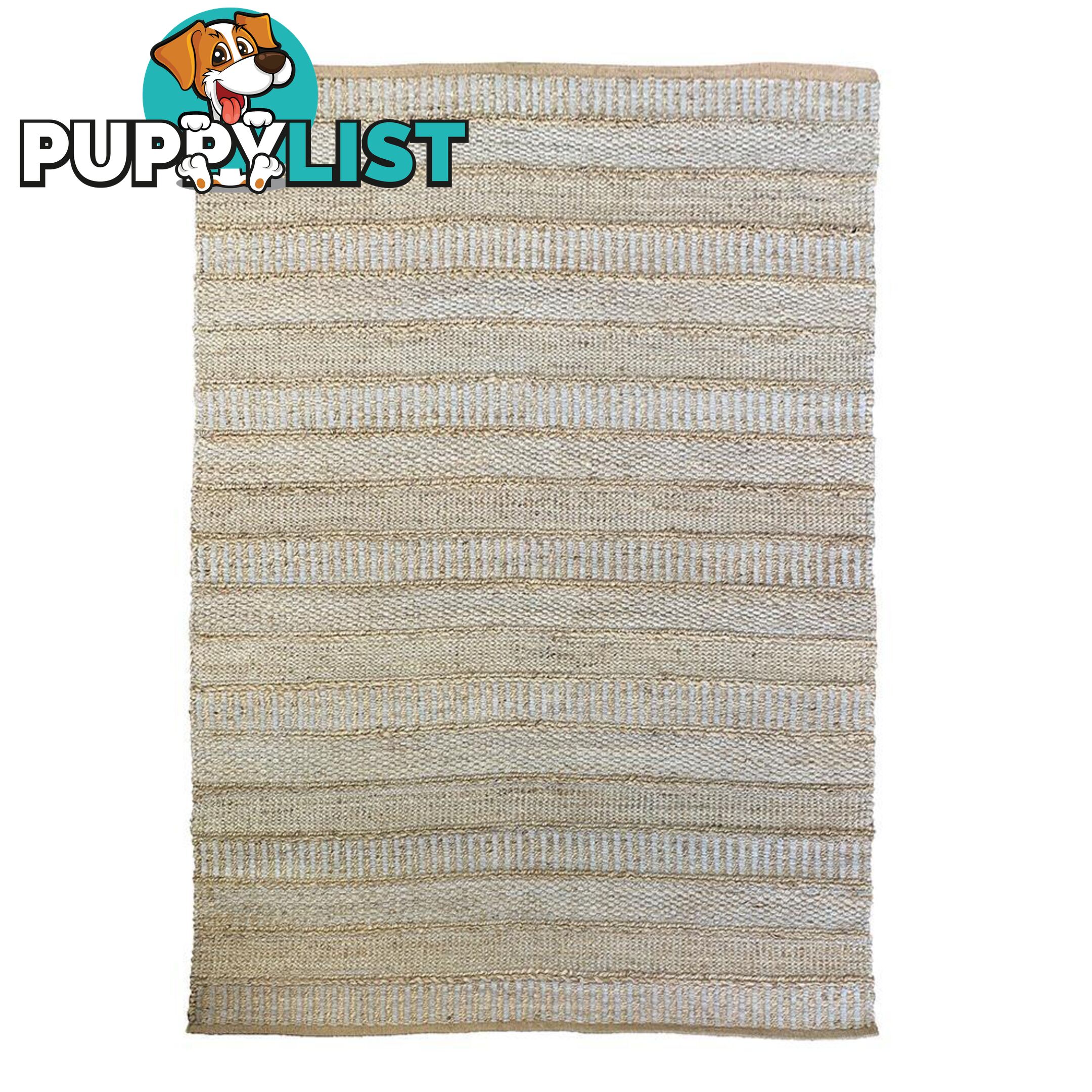 Fraser Jute/Chenille Rug 160x230cm Natural - Unbranded - 7427046152815