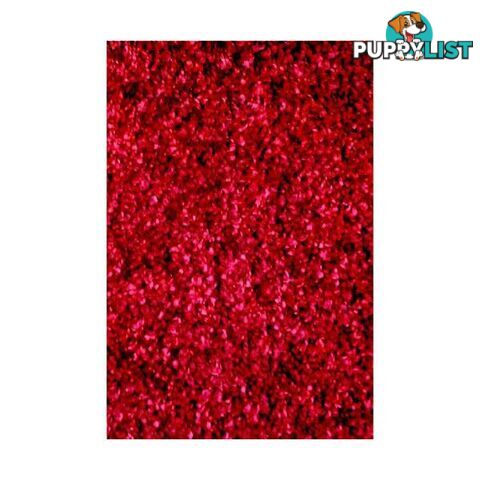 Polypropylene Noblesse Red Shag Rug - Unbranded - 787976631734