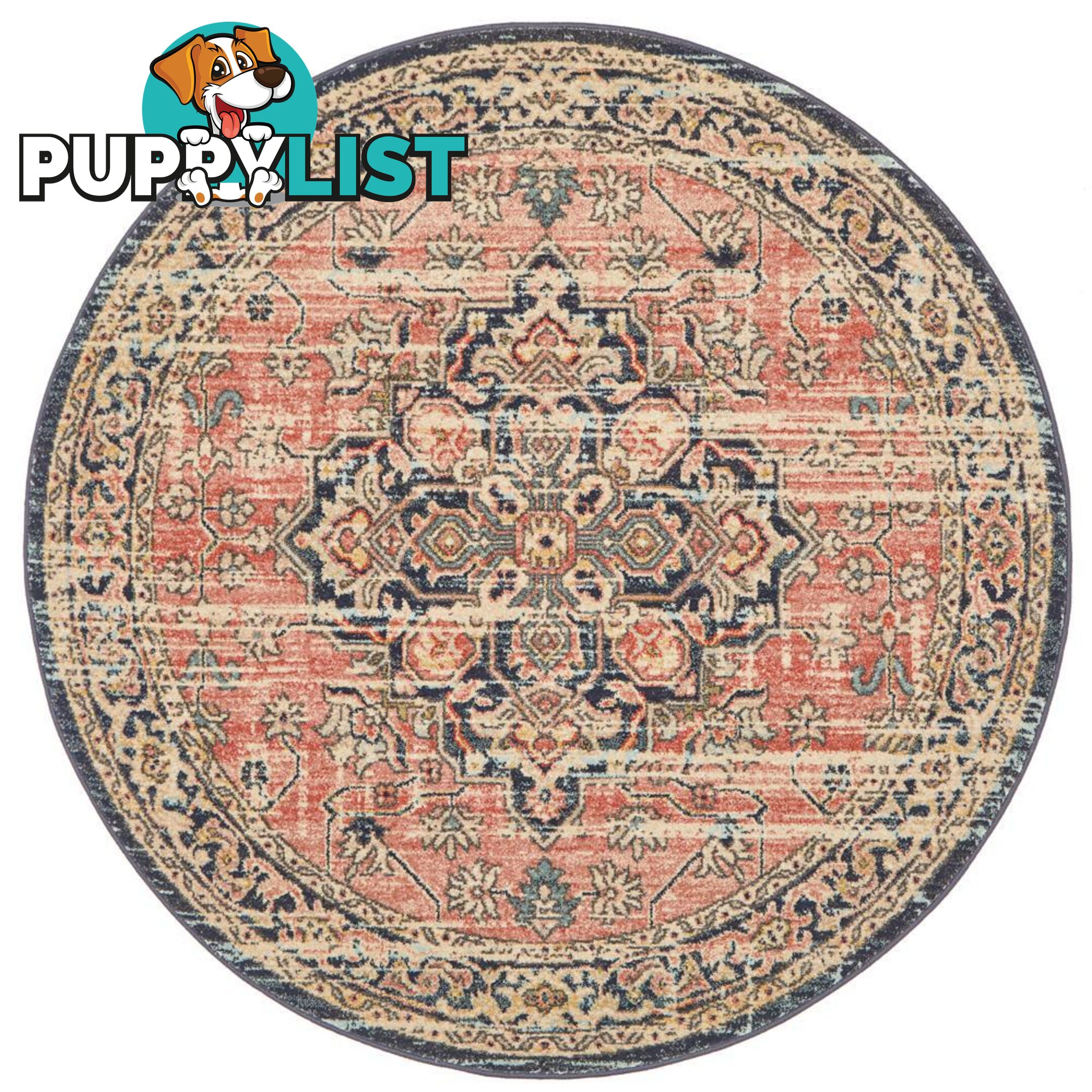 Legacy Round Brick Rug - Unbranded - 9375321883986