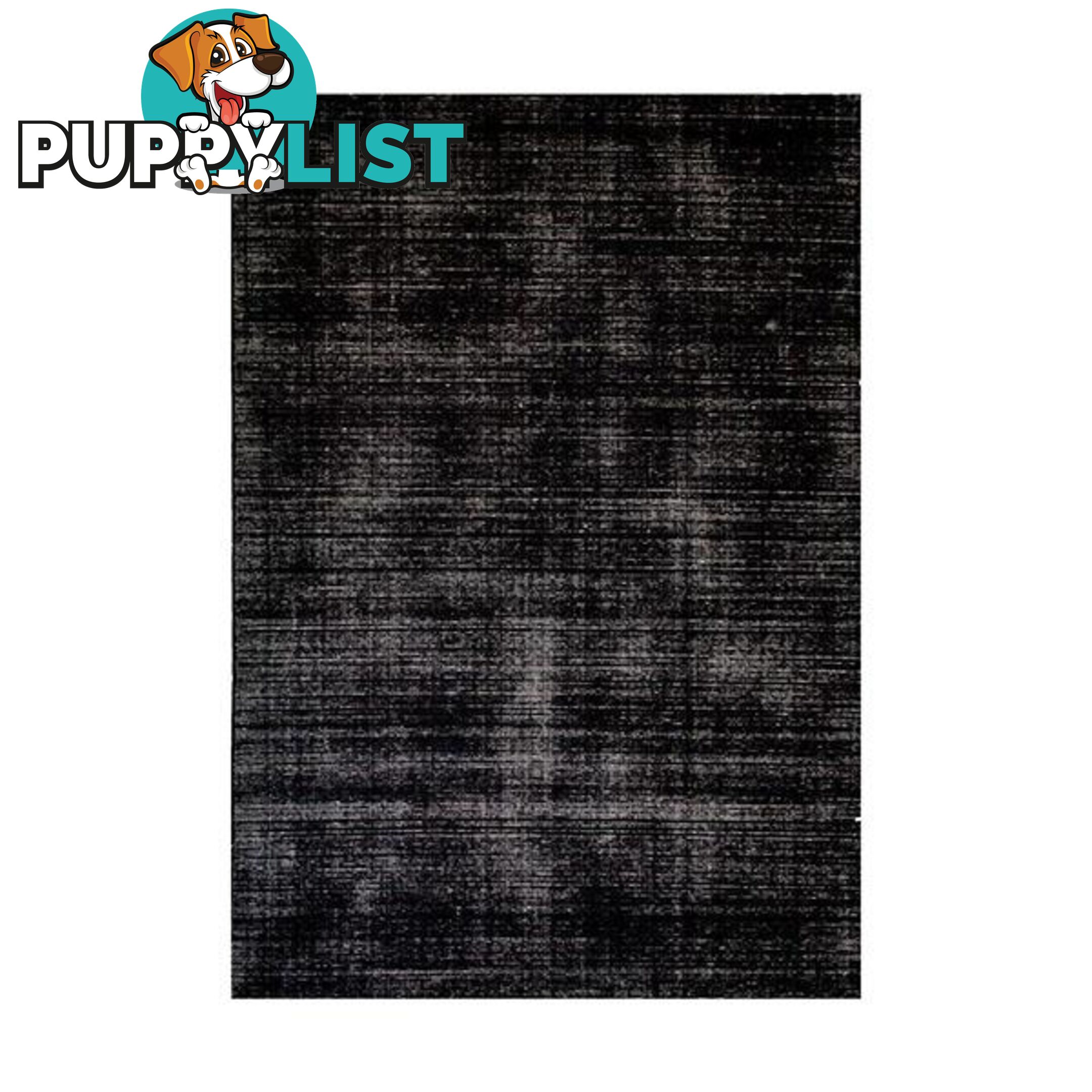 Hampton Black And White Wool Rug - Unbranded - 7427005881060