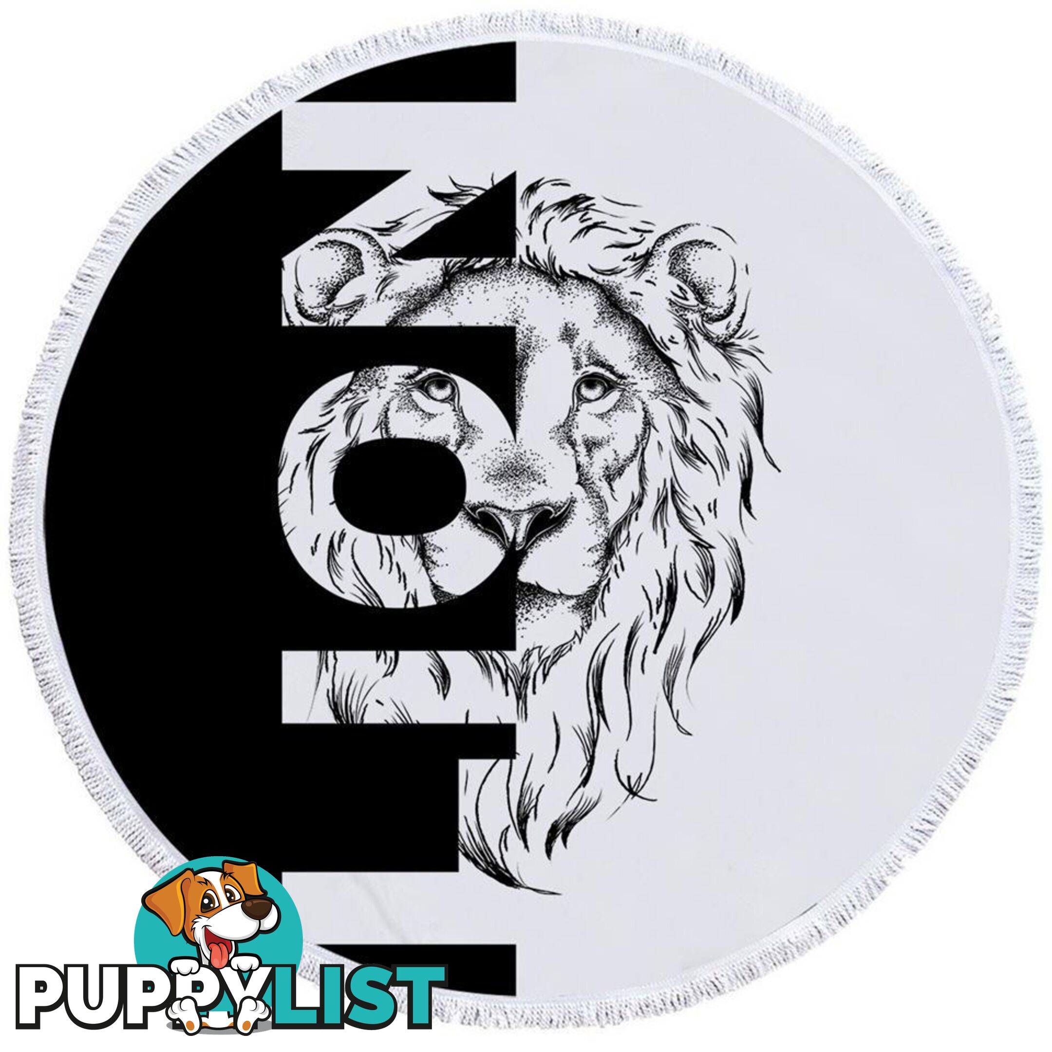 Lion Beach Towel - Towel - 7427046344128