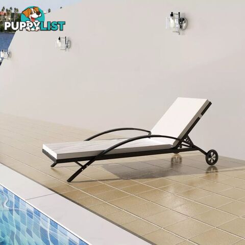 Poly Rattan Sun Lounger - Unbranded - 4326500417688