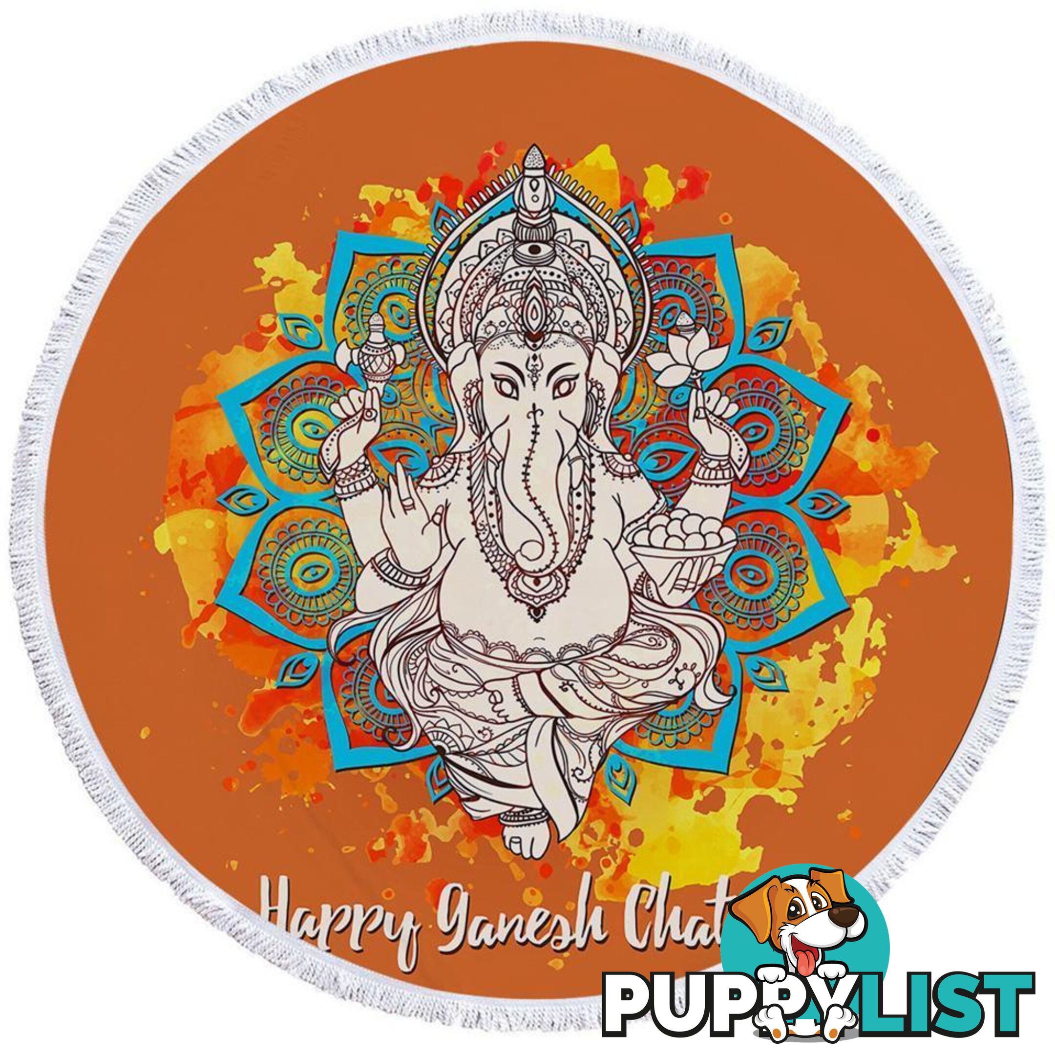 Ganesh Beach Towel - Towel - 7427046324151