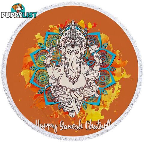 Ganesh Beach Towel - Towel - 7427046324151