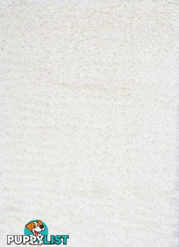 FLASH SHAGGY WHITE RUG - Unbranded - 7427046337939