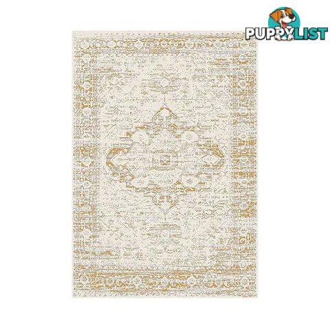 Siera Cream And Ochre Polypropylene Rug 160 X 230 Cm - Unbranded - 787976629953