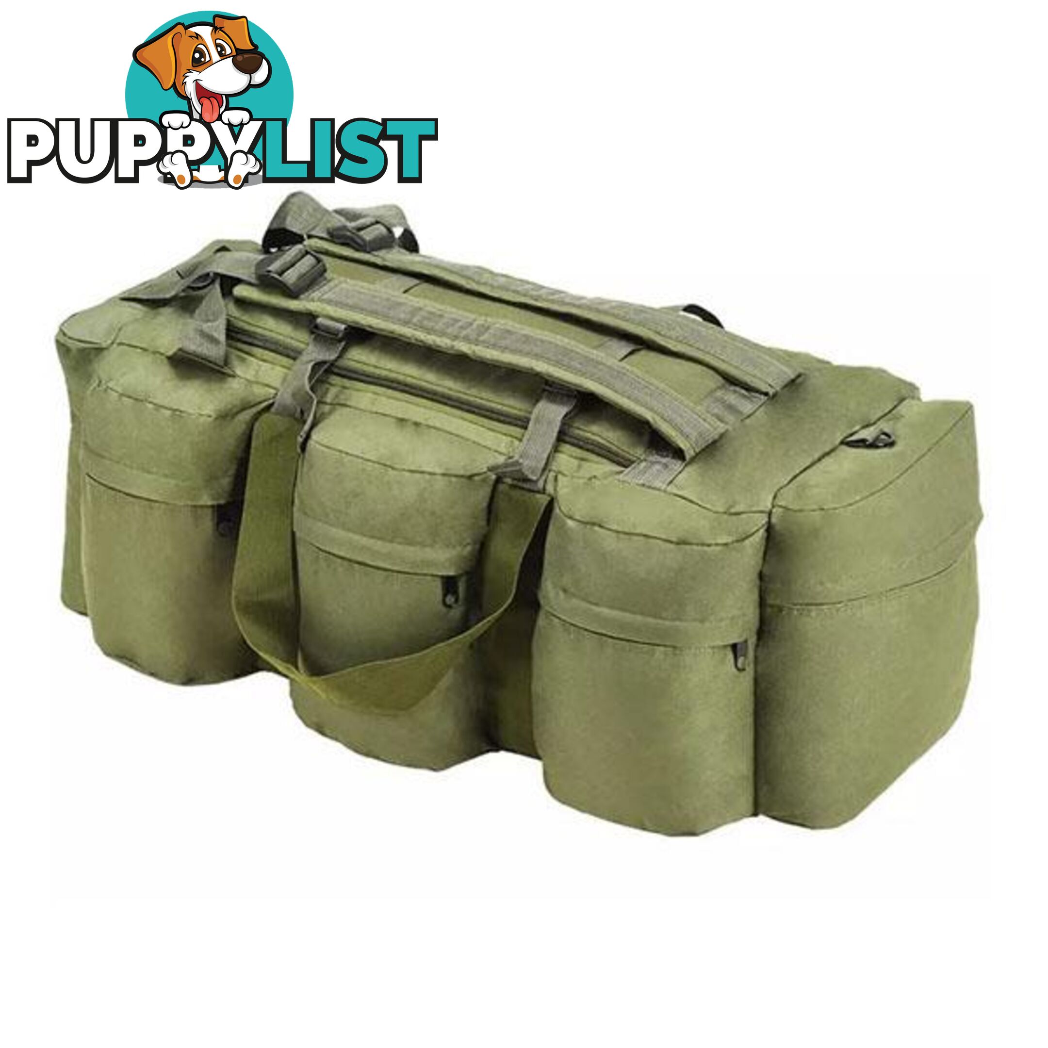 3 In 1 Army Style Duffel Bag 120 L - Unbranded - 8718475582953