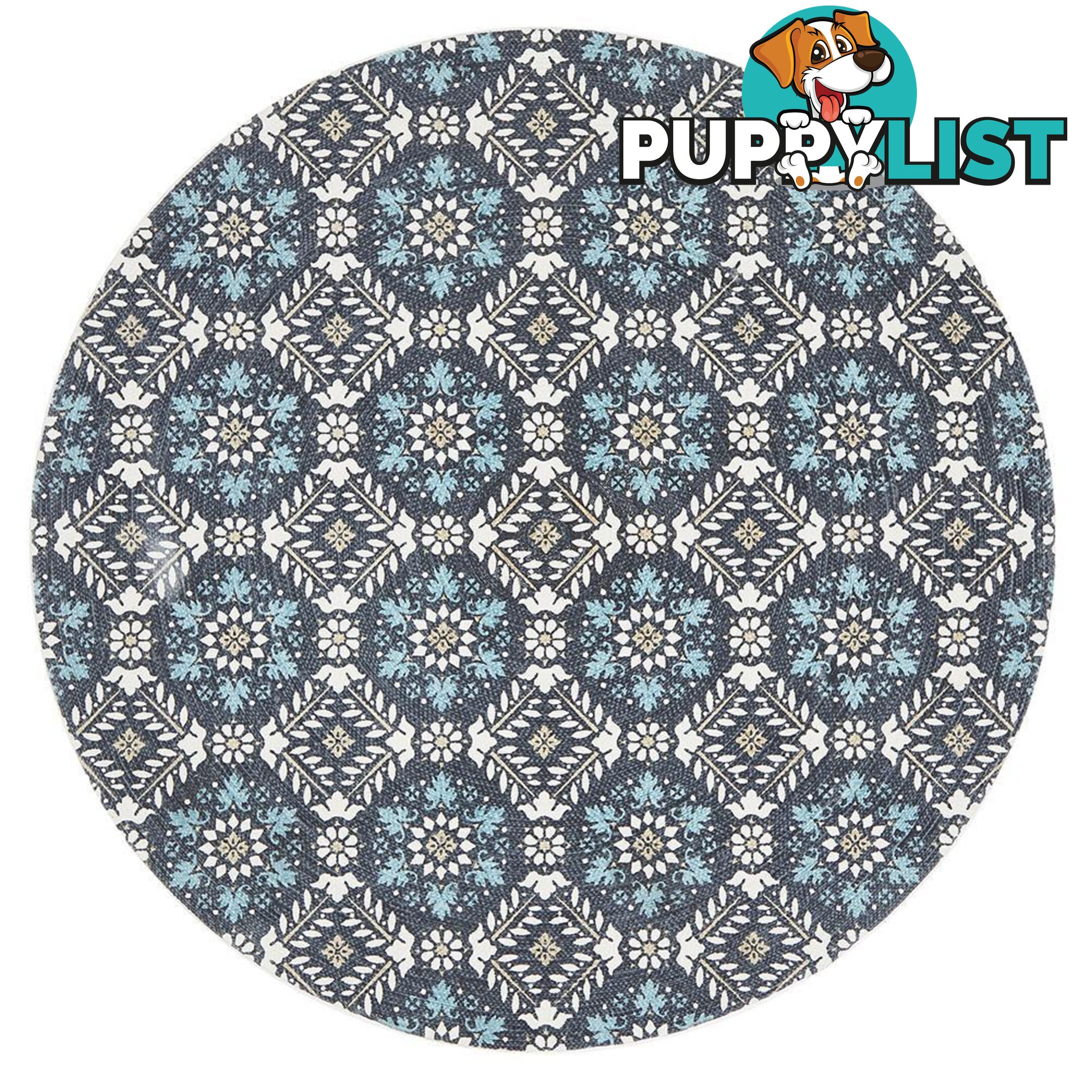 Lunar Mudrit Blue Rug - Unbranded - 9375321853026