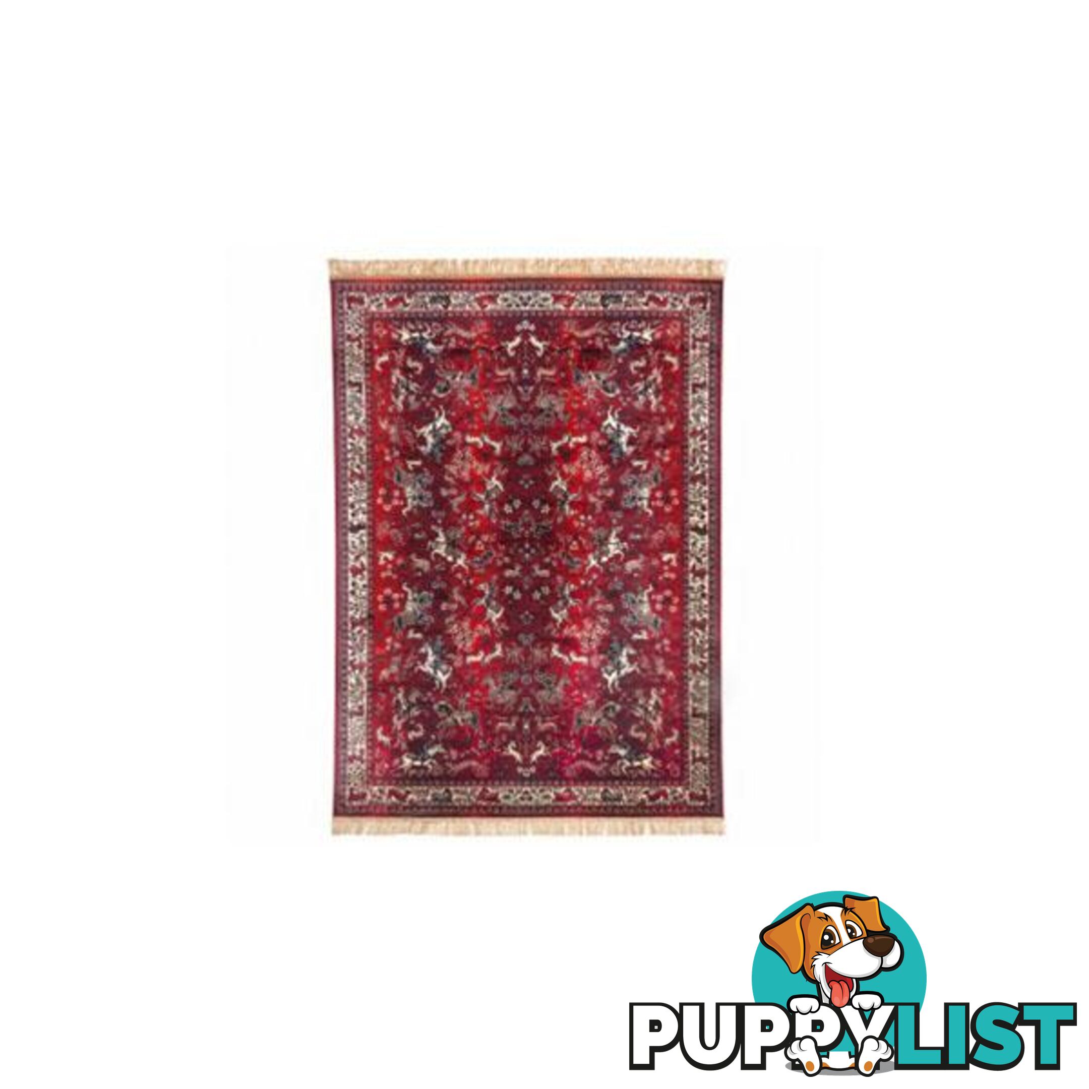 Chiraz Red Silky Rug - Unbranded - 9476062068226