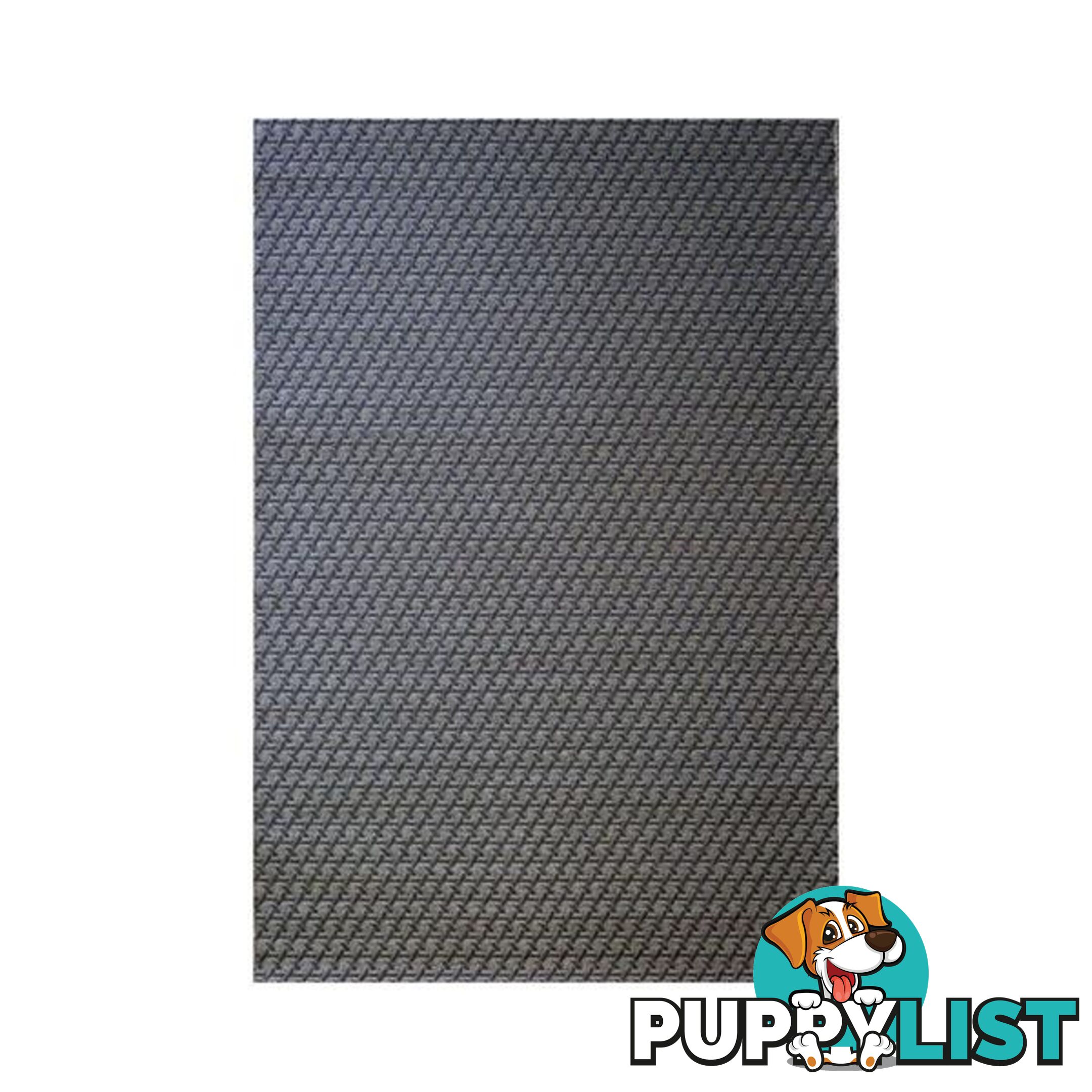 Heat Set Twine Charcoal Rug 120 X 170 Cm - Unbranded - 7427046157049