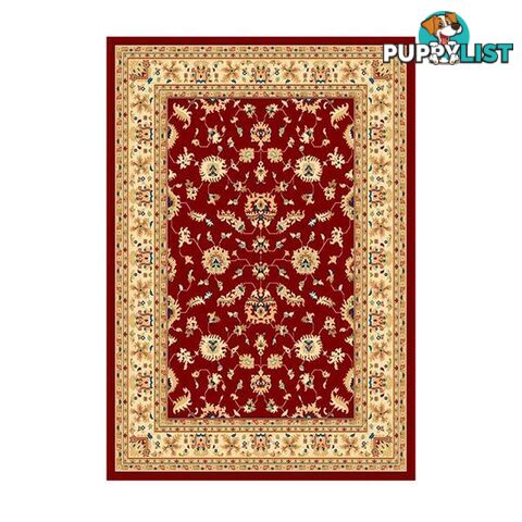 Marakesh Red Ivory Frieze Rug - Unbranded - 7427046163668