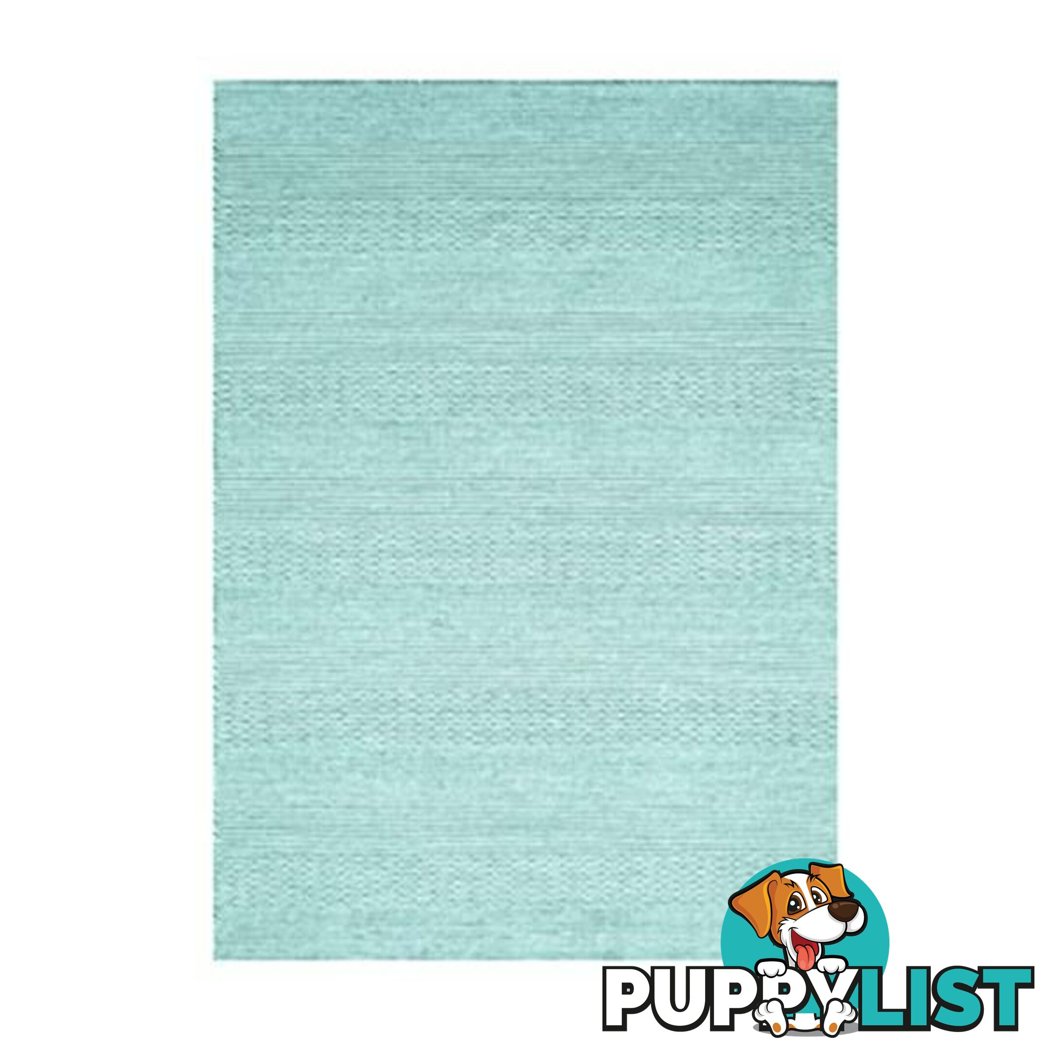 Sumak Wool Pale Blue Flatwoven Rug - Unbranded - 7427046216449