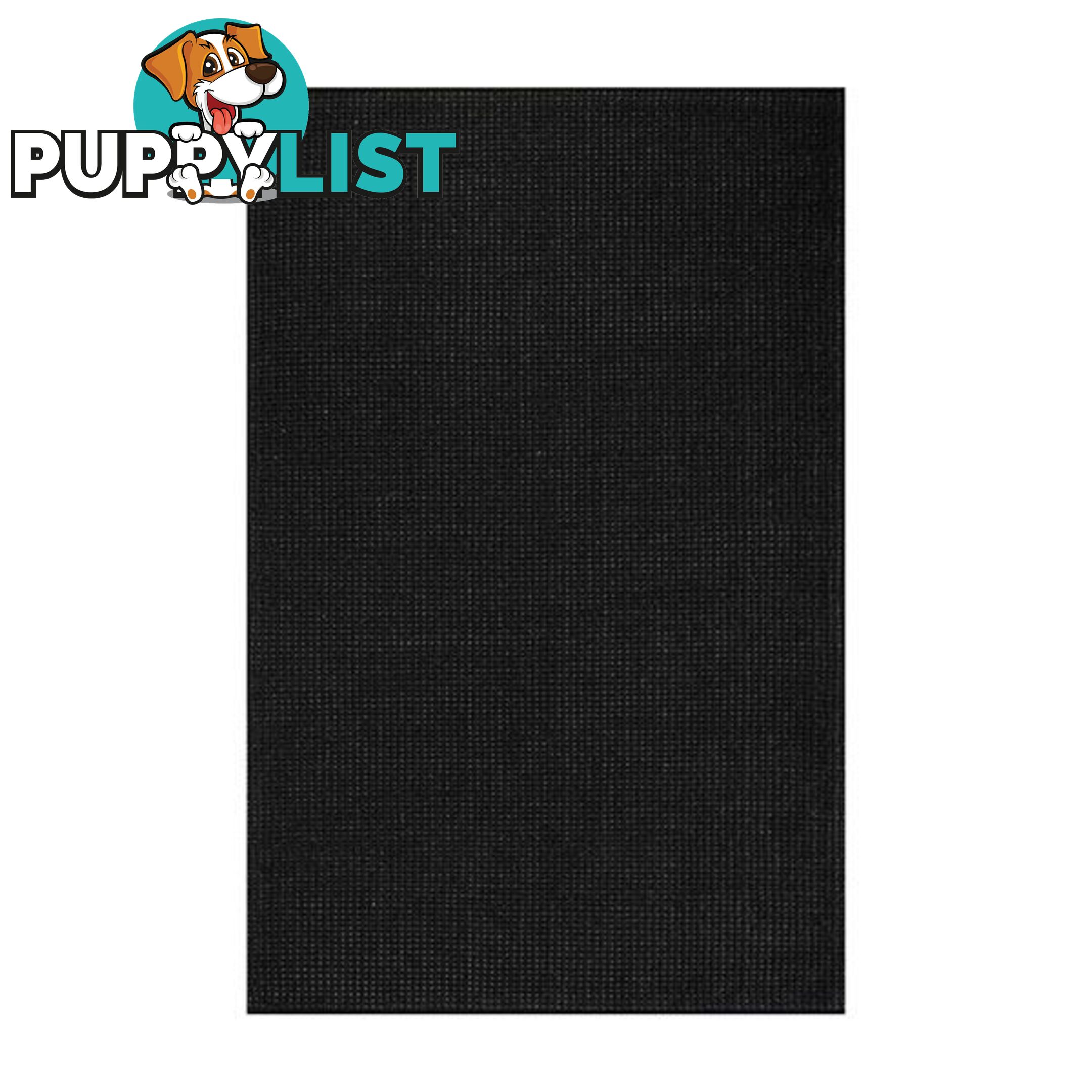 Polyester Dasha Black Rug - Unbranded - 9476062060206