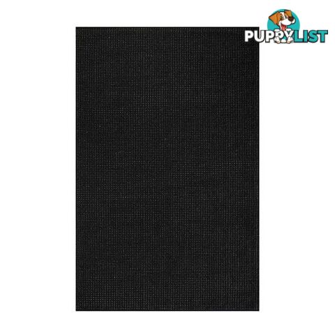 Polyester Dasha Black Rug - Unbranded - 9476062060206