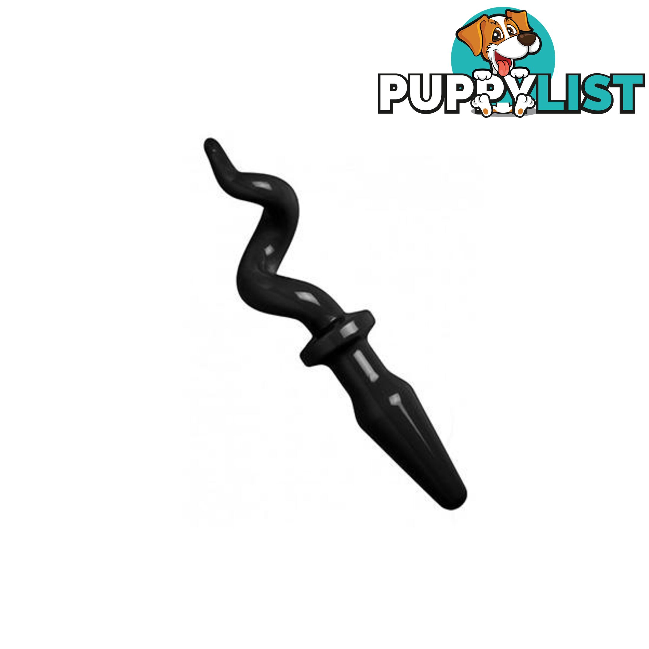 Squeal Pig Tail Anal Plug Black - Adult Toys - 811847010226