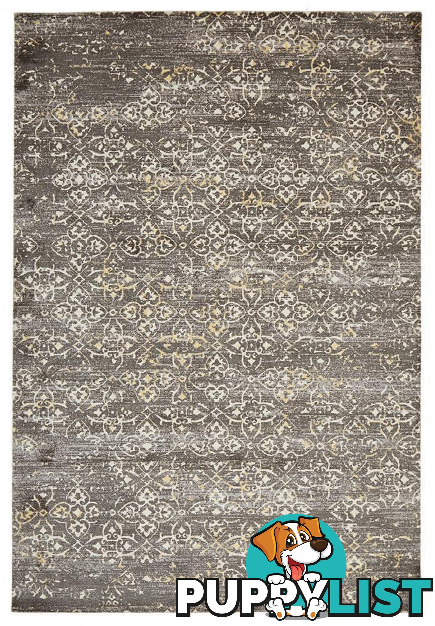 City Faded Modern Brown Rug - Unbranded - 7427046240192