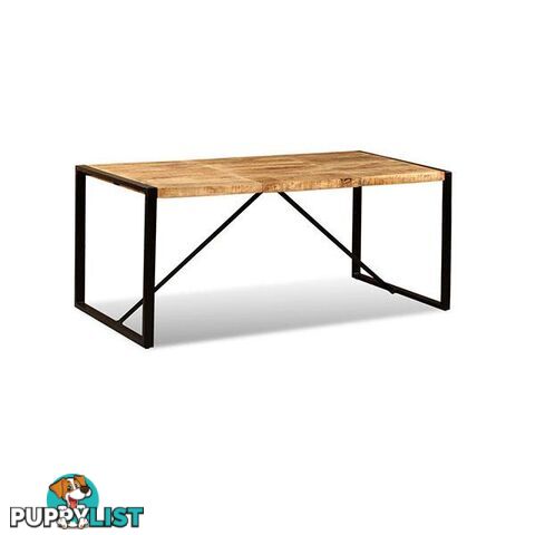 Dining Table Solid Rough Mango Wood - Unbranded - 8718475528722