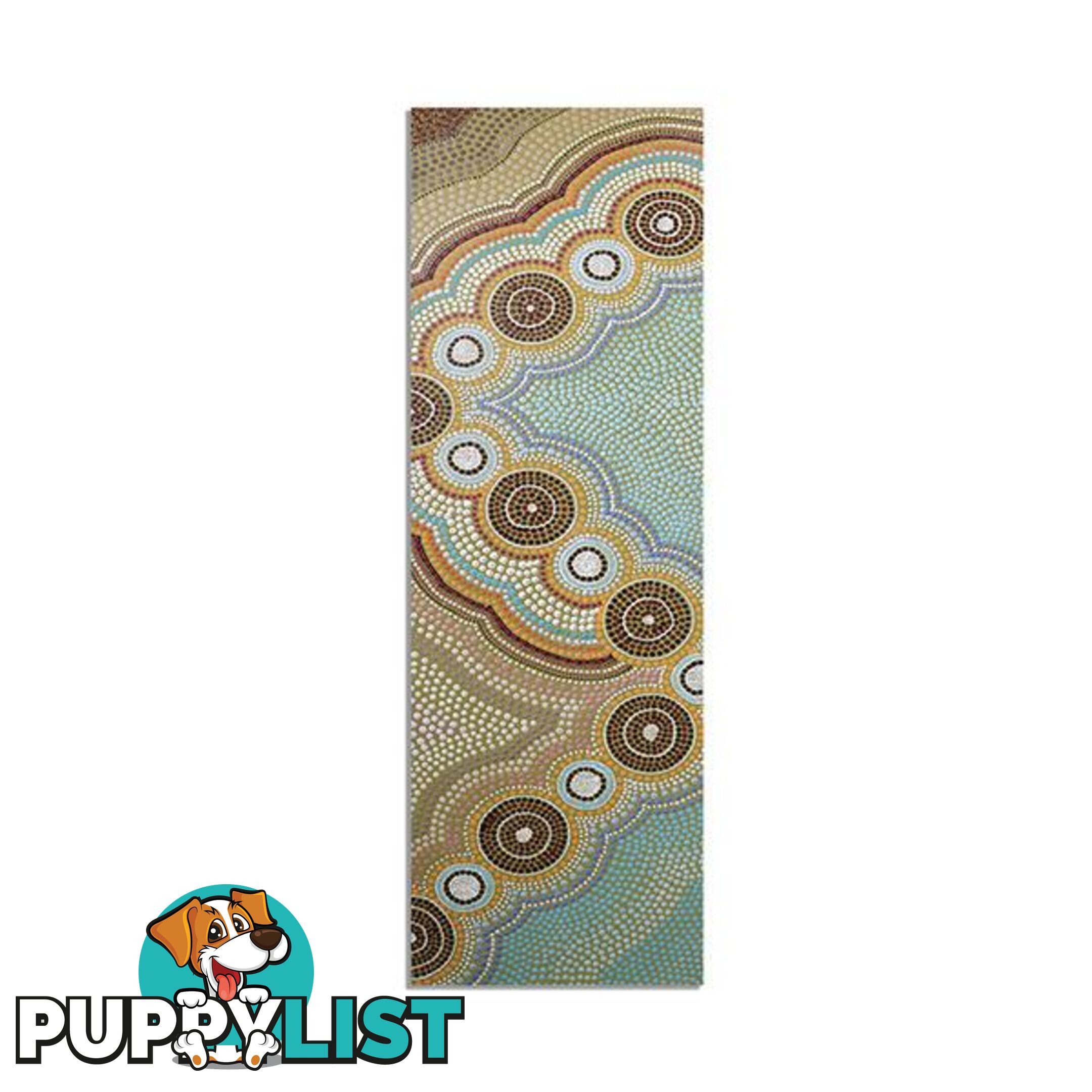 Oceans Garden Aboriginal Design Yoga Mat Eco Rubber Multicolour - Unbranded - 797776545742