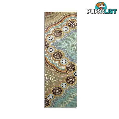 Oceans Garden Aboriginal Design Yoga Mat Eco Rubber Multicolour - Unbranded - 797776545742