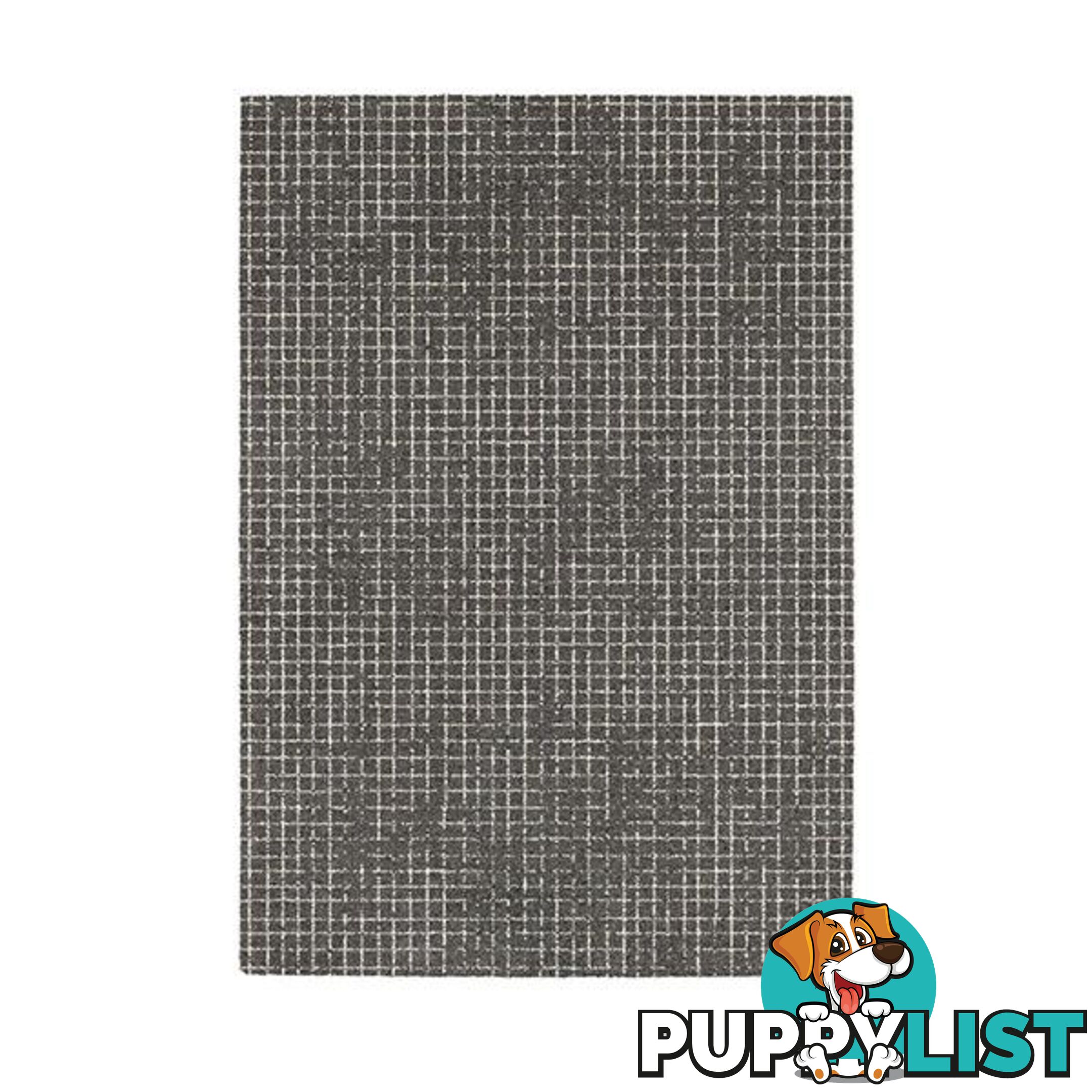 Harlem Charcoal Polypropylene Rug - Unbranded - 787976629717