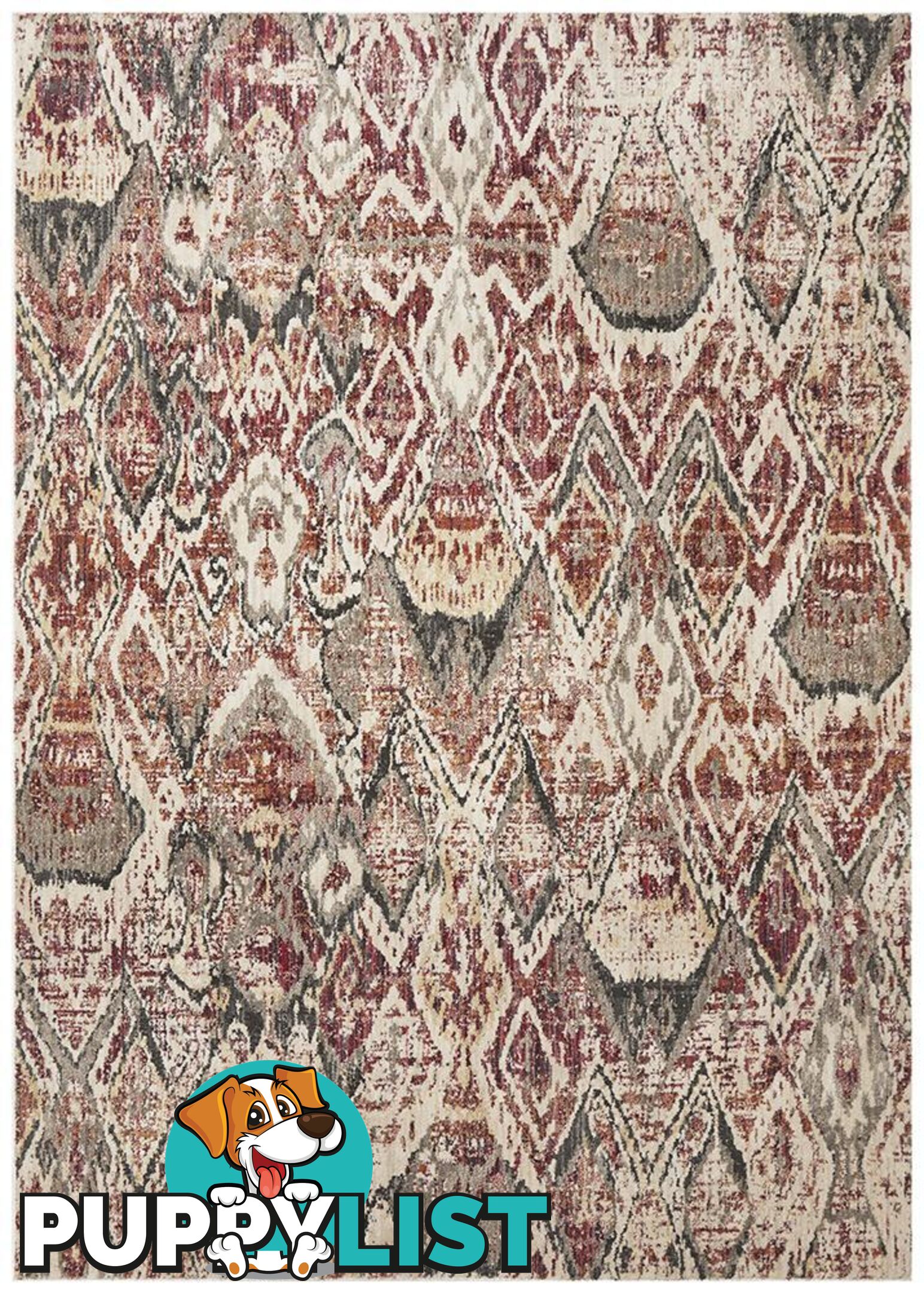 Jezebel Fluid Sunset Modern Rust Rug - Unbranded - 9375321827331