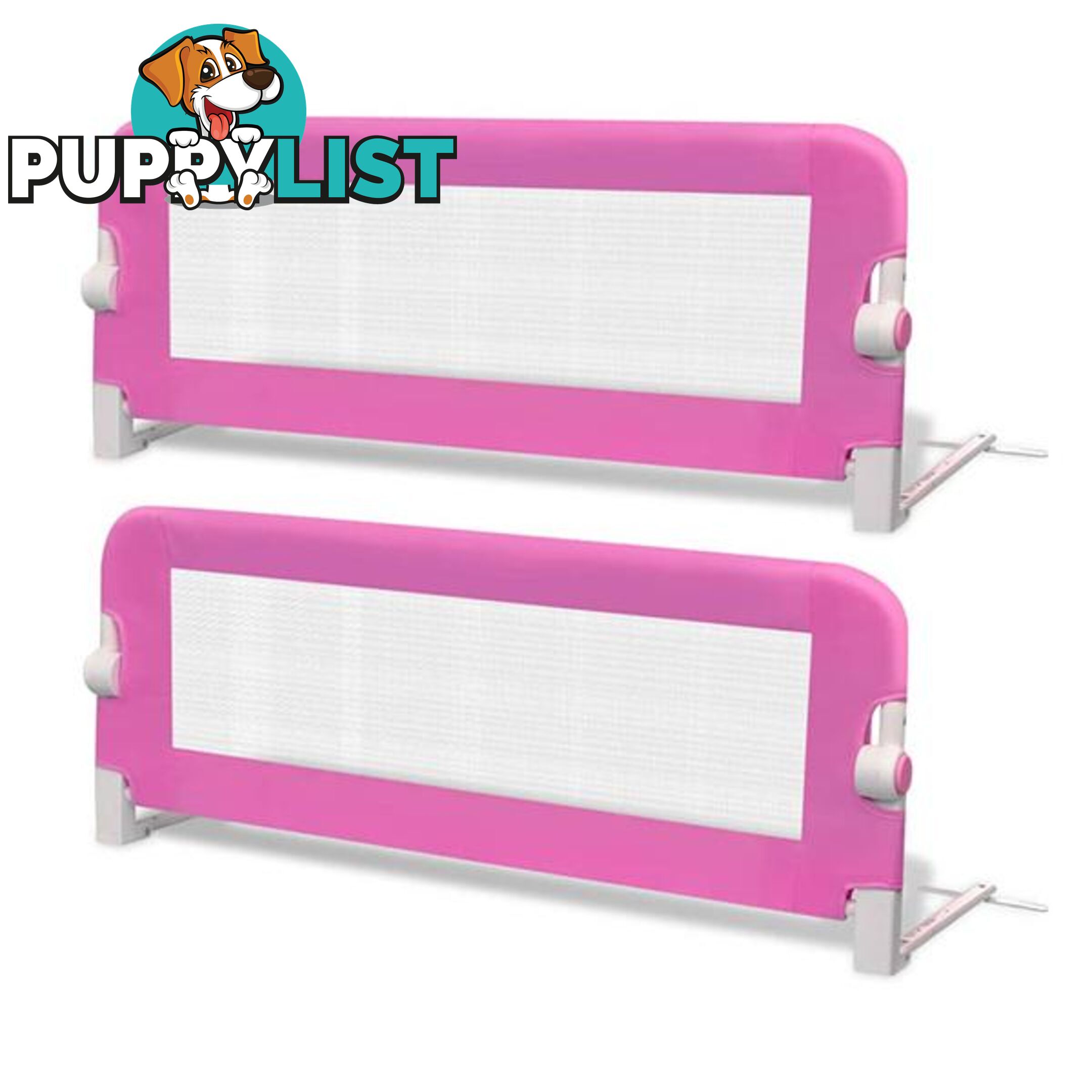 Toddler Safety Bed Rail 2 Pcs 102X42 Cm - Bed Rail - 7427046167963