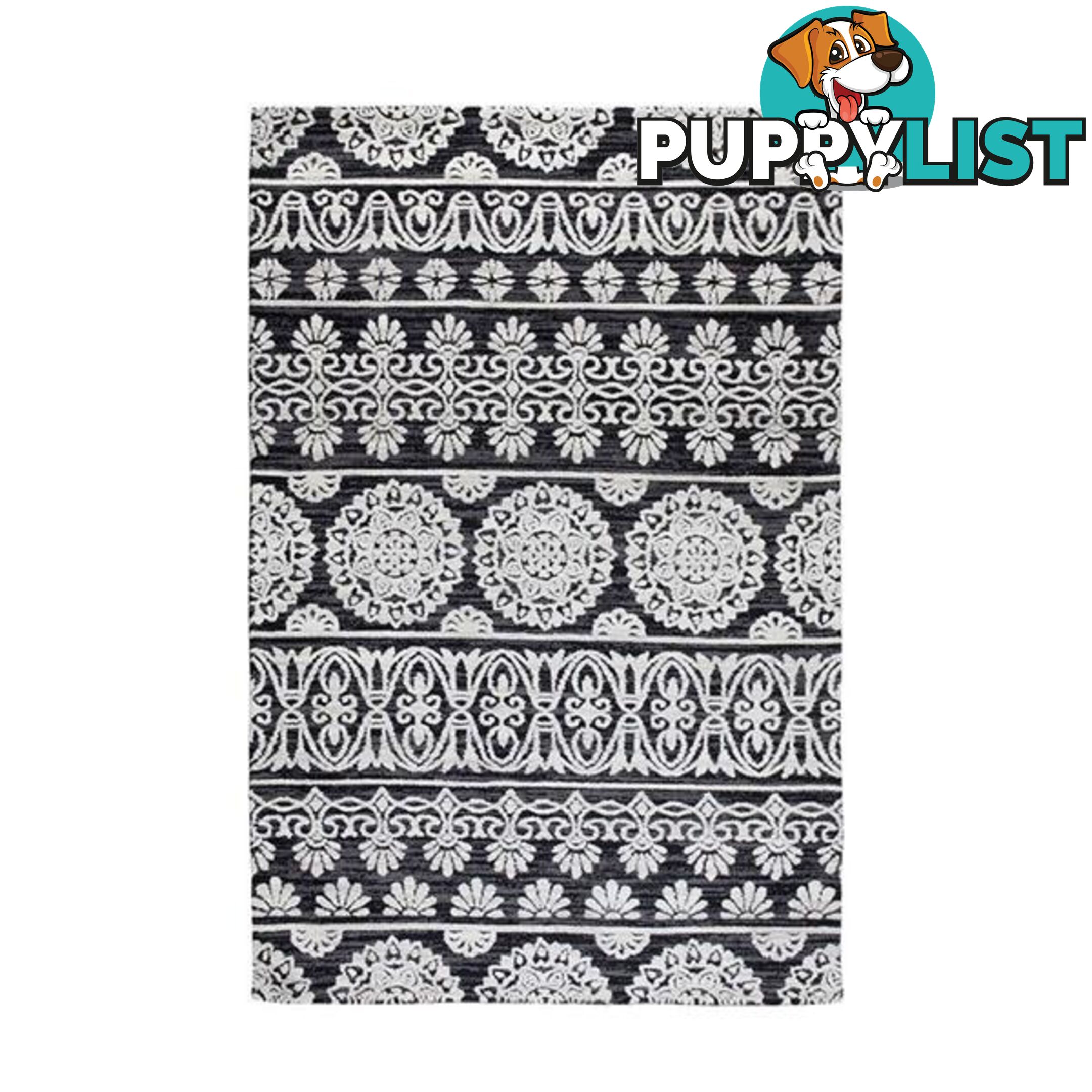 Luxe Traditional Charcoal Rug - Unbranded - 9476062129378