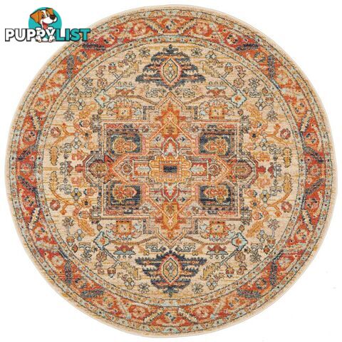 Legacy Round Rust Rug - Unbranded - 9375321883788